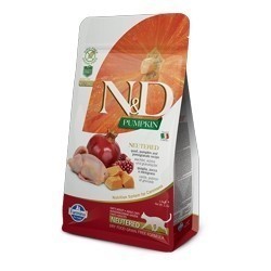   Farmina N&D GF Pumpkin Cat Quail & Pomegranate Neutered 5   