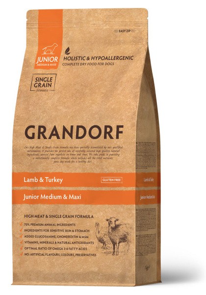   Grandorf Dog Lamb & Turkey Junior 10   