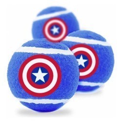 Игрушка Buckle-Down Капитан Америка синий теннисные мячики для собак
