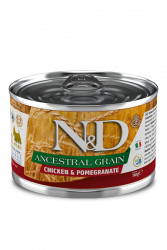  Farmina N&D Dog Angest Grain Chicken & Pomegranate Mini 140   