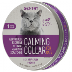 NEW SENTRY Calming Collar Ошейник для кошек успокаивающий с феромонами. Упаковка 3 штуки.