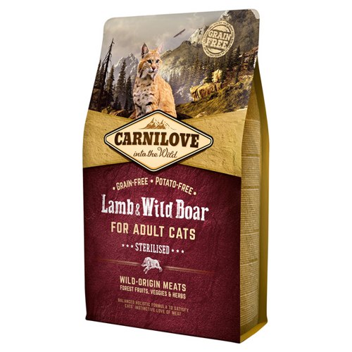   Carnilove Cat Lamb & Wild Boar Sterilised 0,4   