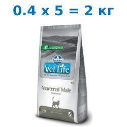 Сухой корм Farmina Vet Life Cat Neutered Male 2 кг (0,4 кг x 5) для котов