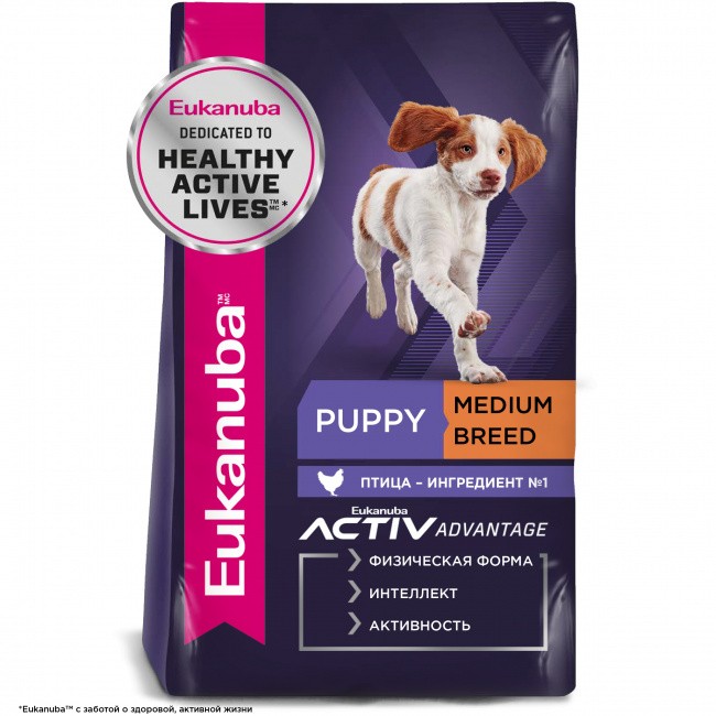 Eukanuba Puppy Medium Breed -           0,8 