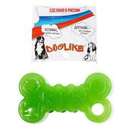 Doglike Кость зелёная (малая) 102*56*13 мм игрушка для собак