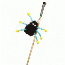 Petto Махалка "Норковый паук на веревке" игрушка для кошек