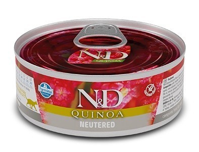 Консервы Farmina N&D GF Quinoa Pork Neutered 80 г для кошек