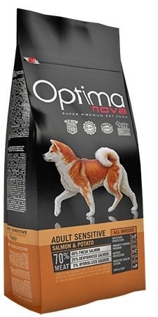   OptimaNova Adult Sensitive Salmon & Potato 12   