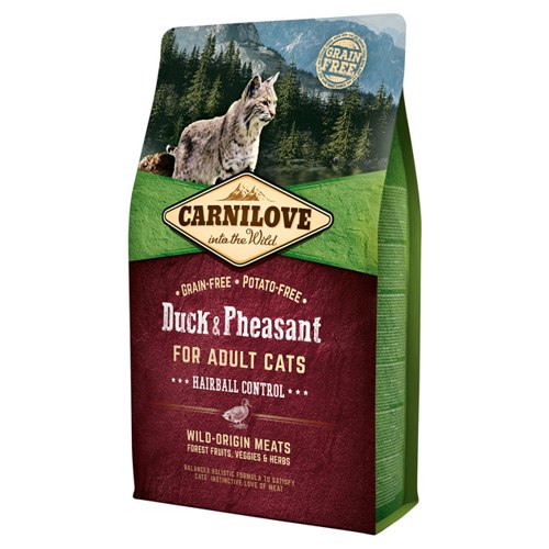   Carnilove Cat Duck & Pheasant Hairball Control 2   