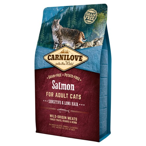   Carnilove Cat Salmon Sensitive & Long Hair 2   