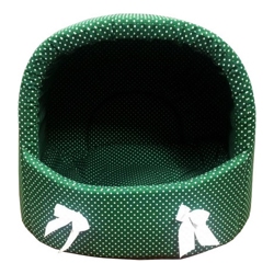 CLP "Зеленый горох" L, 41*31*30 см, домик-ракушка для собак и кошек