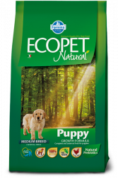 Сухой корм Farmina Ecopet Natural Puppy Medium 12 кг для щенков