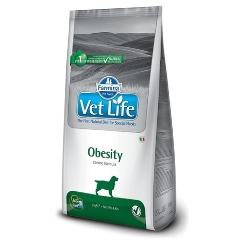 Сухой корм Farmina Vet Life Dog Obesity 2 кг для собак