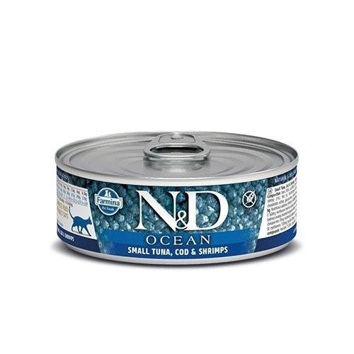  Farmina N&D GF Ocean Cat Tuna, Cod & Shrimp 80   