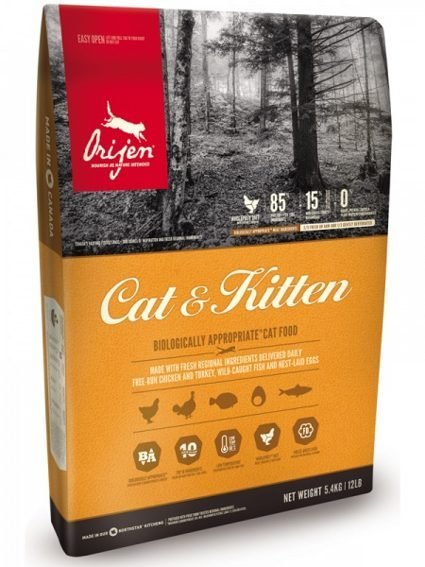 Сухой корм Orijen Cat & Kitten 5,4 кг для котят и кошек