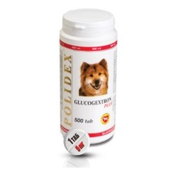 Кормовая добавка Polidex Glucogextron plus (500 таб.) для собак