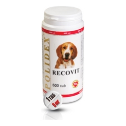 Кормовая добавка Polidex Recovit (500 таб.) для собак
