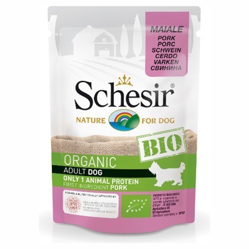  Schesir Bio Dog Pork () 85   